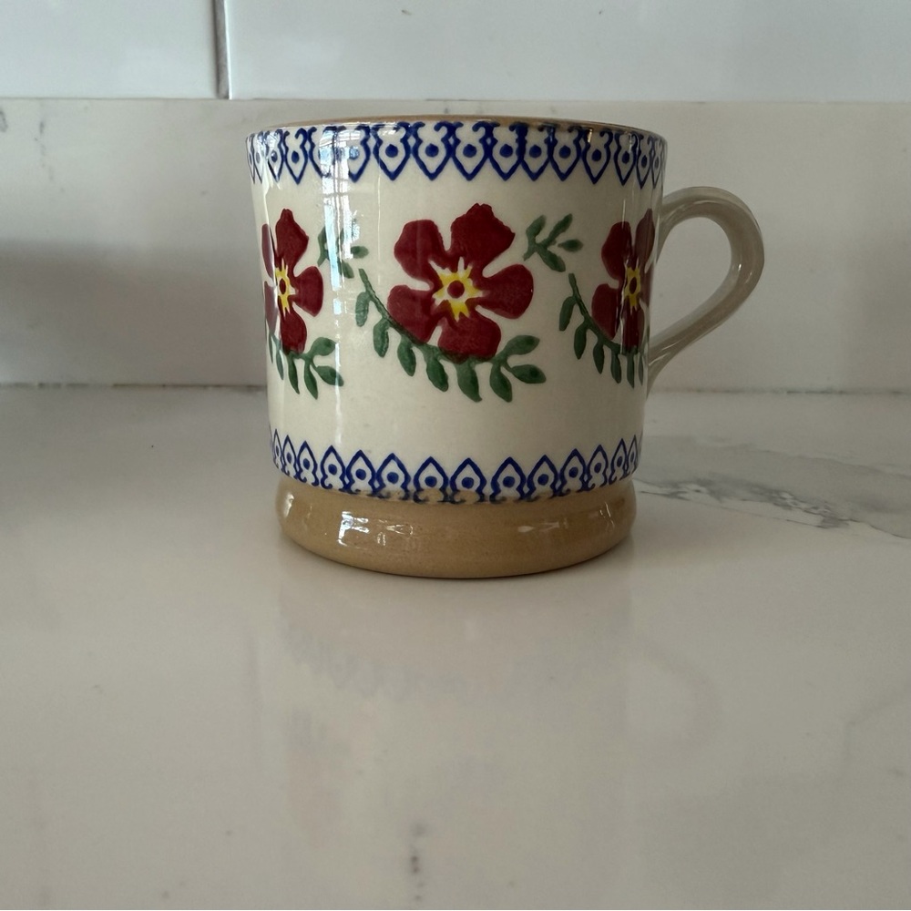 NIcholas Mosse old rose ceramic mug, small handmade in Ireland.